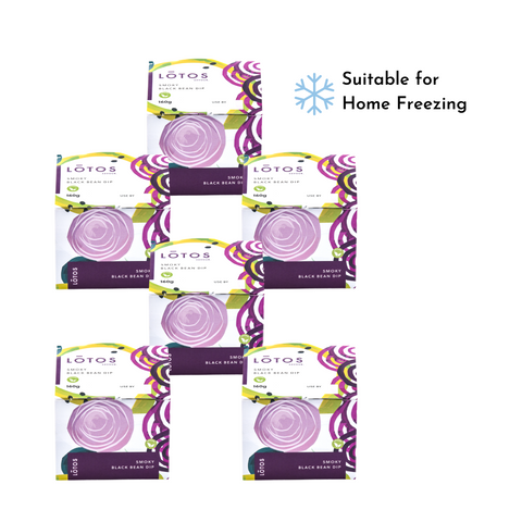6 x Smoky Black Bean Dip - FREE DELIVERY - LŌTOS